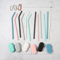 Silicone soft straw resistant to high temperature